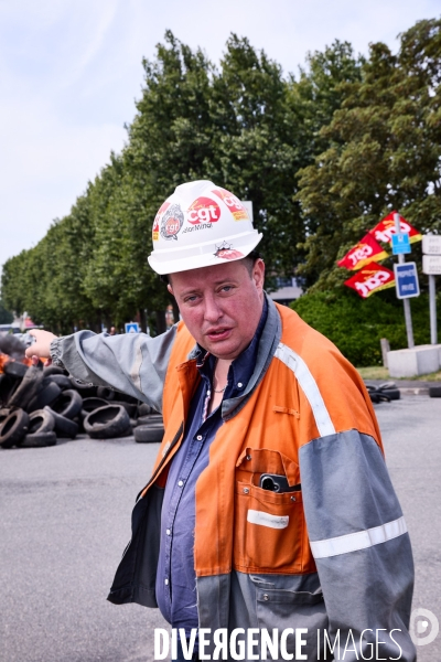 Manifestation des salaries Arcelor Mittal Dunkerque