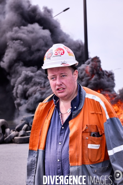 Manifestation des salaries Arcelor Mittal Dunkerque