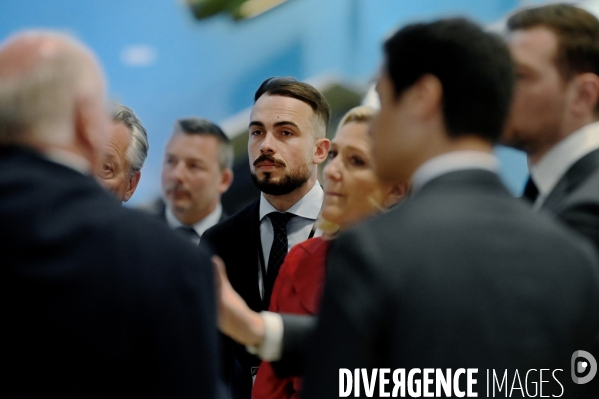 Pierre-Romain Thionnet, à la tête du Rassemblement national de la jeunesse (RNJ)