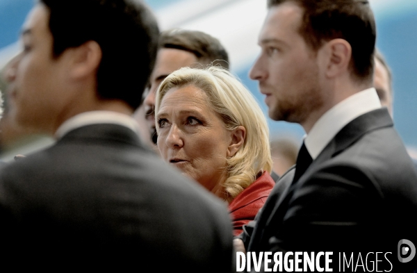 Marine Le Pen et Jordan Bardella au Salon international de l’aéronautique et de l’espace du Bourget