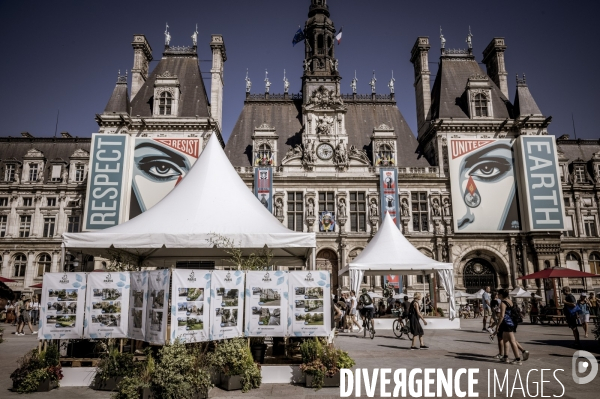 Végétalisation du parvis de l’Hotel de Ville
