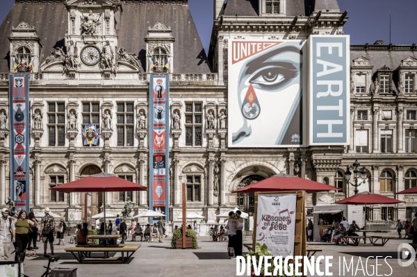 Végétalisation du parvis de l’Hotel de Ville