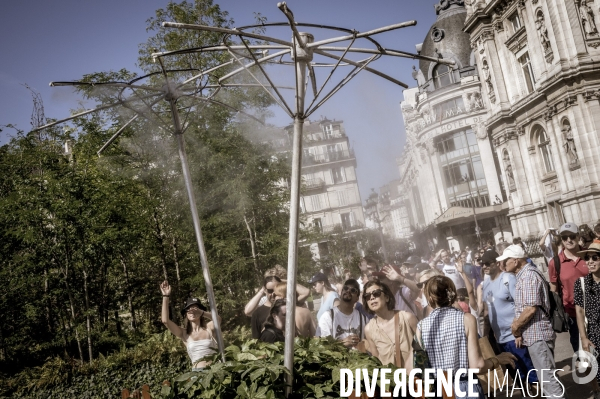 Végétalisation du parvis de l’Hotel de Ville