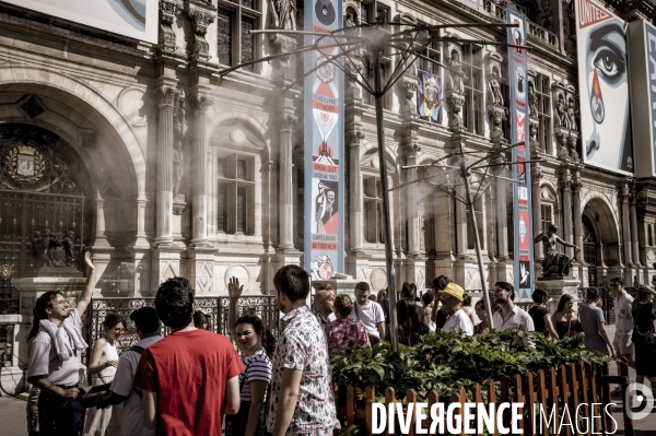 Végétalisation du parvis de l’Hotel de Ville