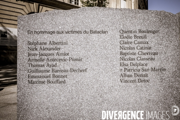 Jardin en hommage aux victimes des attentats du 13 novembre 2015