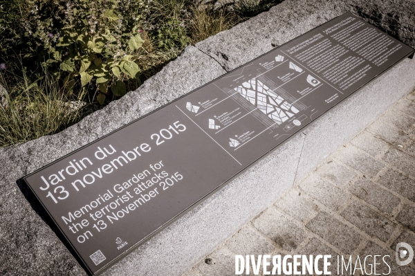Jardin en hommage aux victimes des attentats du 13 novembre 2015
