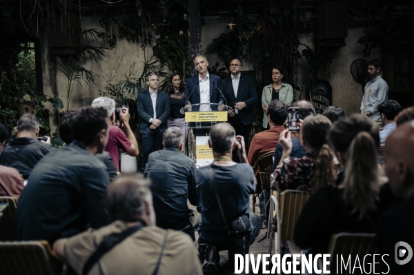 Conférence de presse de Raphael Glucksmann