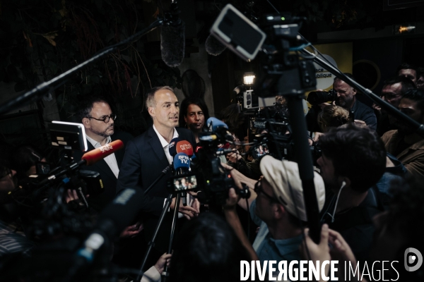 Conférence de presse de Raphael Glucksmann