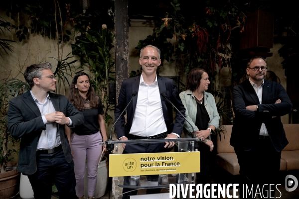 Raphaël Glucksmann présente sa « vision pour la France »