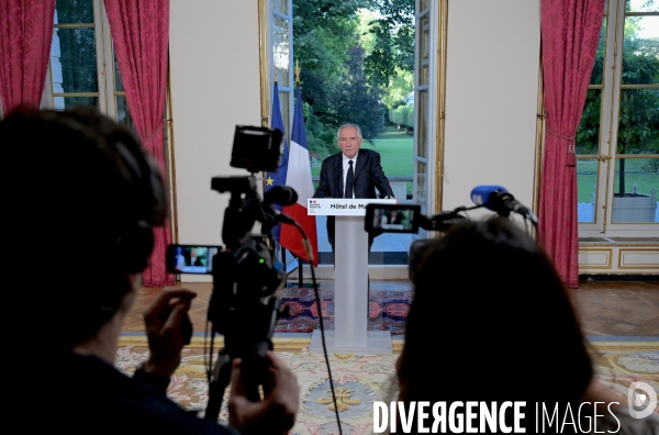 Prise de parole de françois bayrou au lendemain de l échec du conclave sur les retraites