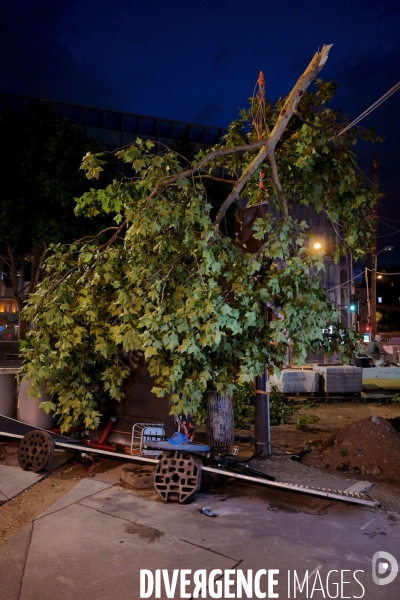 Violent orage à Paris