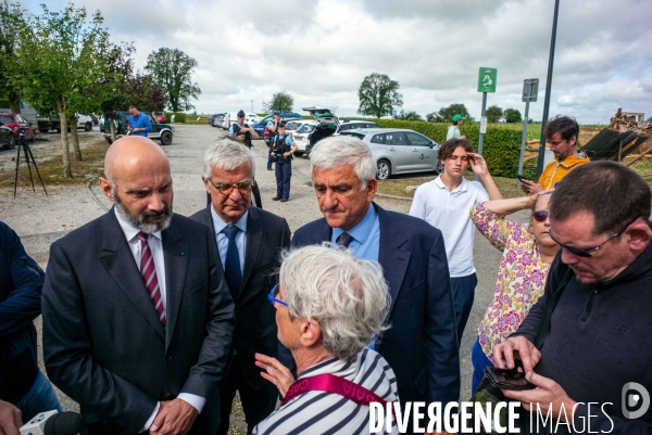 Le clocher de l’église de Valailles arraché par l’orage