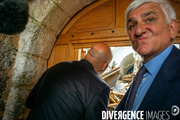 Le clocher de l’église de Valailles arraché par l’orage