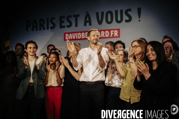 Meeting de David Belliard, candidat à la Mairie de Paris