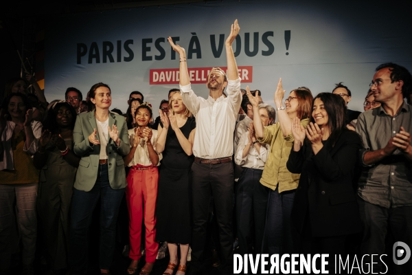 Meeting de David Belliard, candidat à la Mairie de Paris