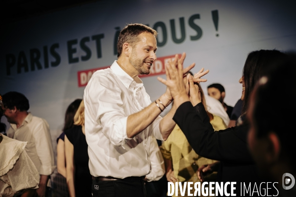 Meeting de David Belliard, candidat à la Mairie de Paris