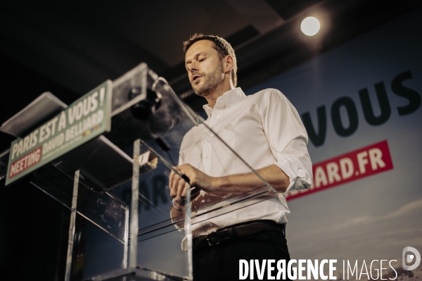 Meeting de David Belliard, candidat à la Mairie de Paris