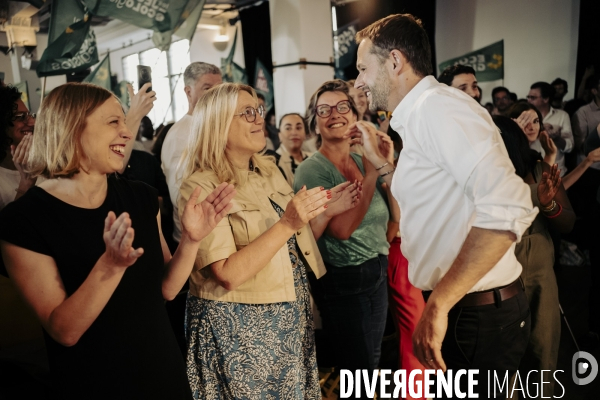 Meeting de David Belliard, candidat à la Mairie de Paris
