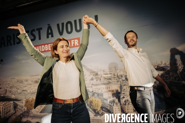 Meeting de David Belliard, candidat à la Mairie de Paris