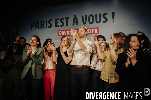 Meeting de David Belliard, candidat à la Mairie de Paris