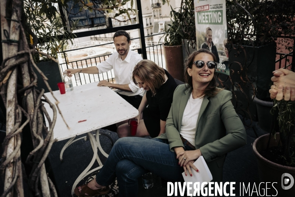 Meeting de David Belliard, candidat à la Mairie de Paris