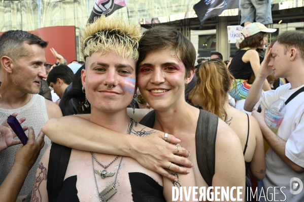 Marche des fiertés 2025. Gay Pride 2025, à Paris.