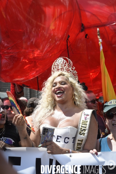 Marche des fiertés 2025. Gay Pride 2025, à Paris.