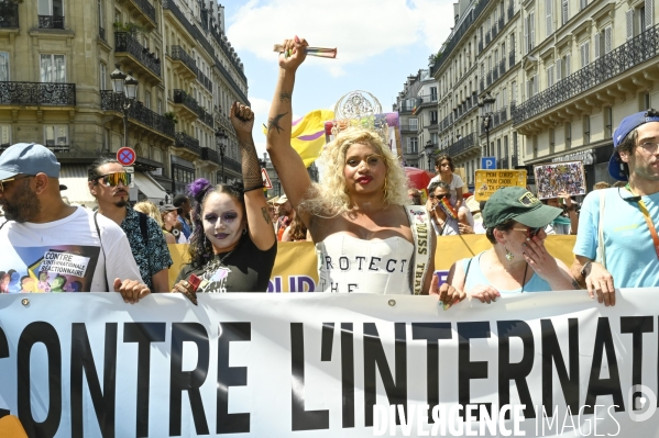 Marche des fiertés 2025. Gay Pride 2025, à Paris.