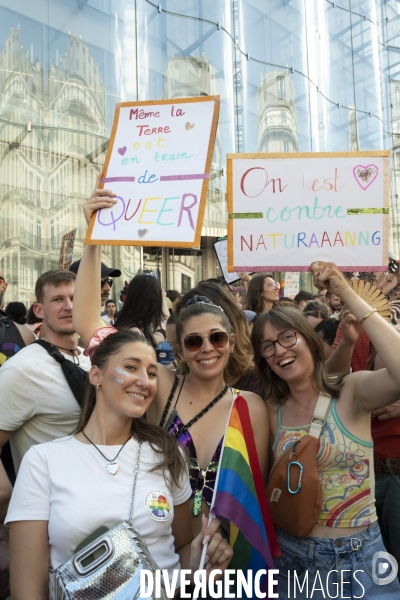 Marche des fiertés 2025. Gay Pride 2025, à Paris.