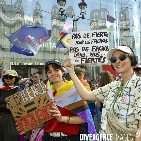 Marche des fiertés 2025. Gay Pride 2025, à Paris.