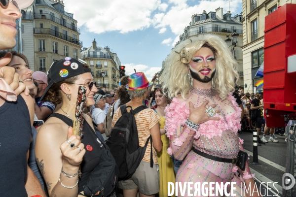 Marche des fiertés 2025. Gay Pride 2025, à Paris.