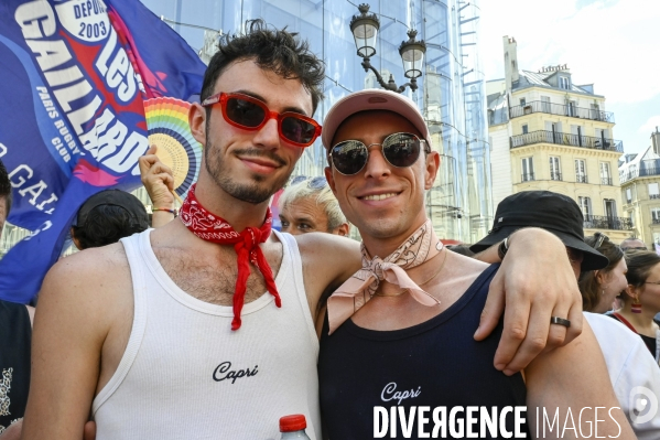Marche des fiertés 2025. Gay Pride 2025, à Paris.
