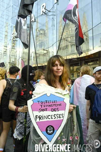 Marche des fiertés 2025. Gay Pride 2025, à Paris.