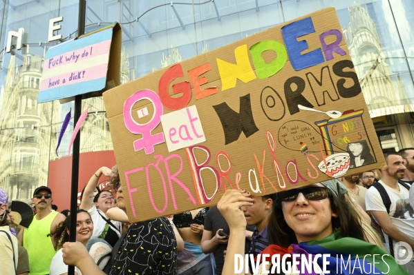 Marche des fiertés 2025. Gay Pride 2025, à Paris.
