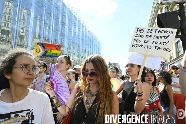 Marche des fiertés 2025. Gay Pride 2025, à Paris.