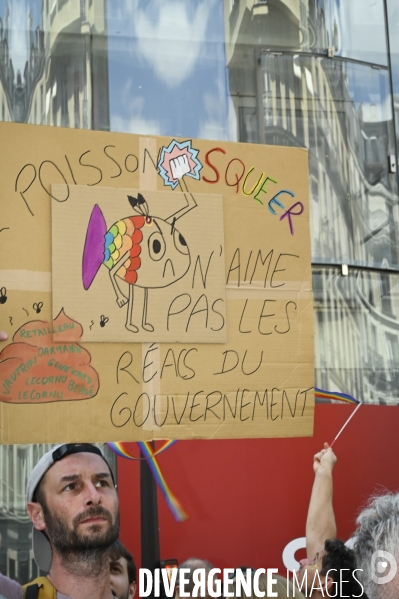 Marche des fiertés 2025. Gay Pride 2025, à Paris.