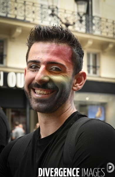 Marche des fiertés 2025. Gay Pride 2025, à Paris.