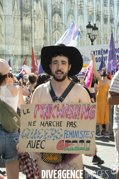 Marche des fiertés 2025. Gay Pride 2025, à Paris.