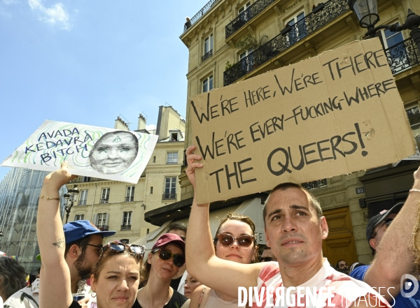 Marche des fiertés 2025. Gay Pride 2025, à Paris.