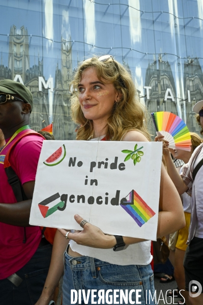 Marche des fiertés 2025. Gay Pride 2025, à Paris.