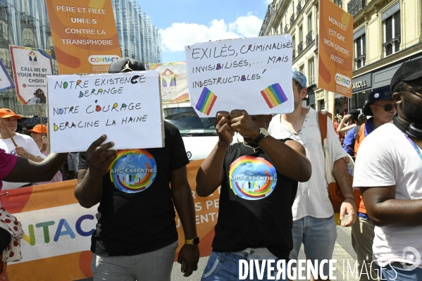 Marche des fiertés 2025. Gay Pride 2025, à Paris.