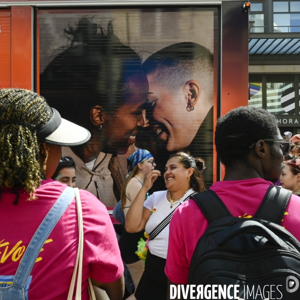 Marche des fiertés 2025. Gay Pride 2025, à Paris.