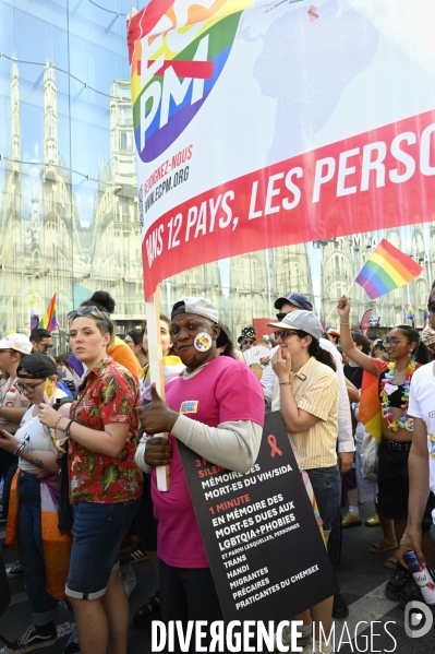 Marche des fiertés 2025. Gay Pride 2025, à Paris.