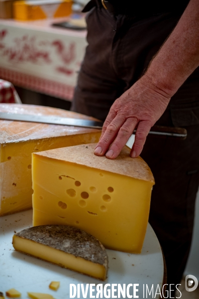 Le fromage dans le Massif des Bauges.