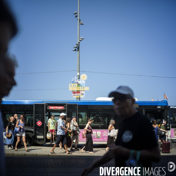 Touristes en ville