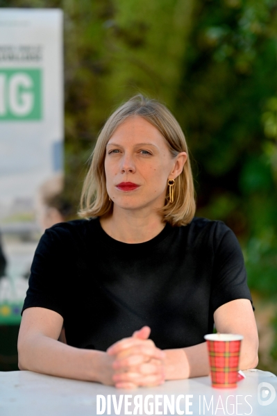 Premier meeting de David Belliard pour les municipales 2026 de paris 