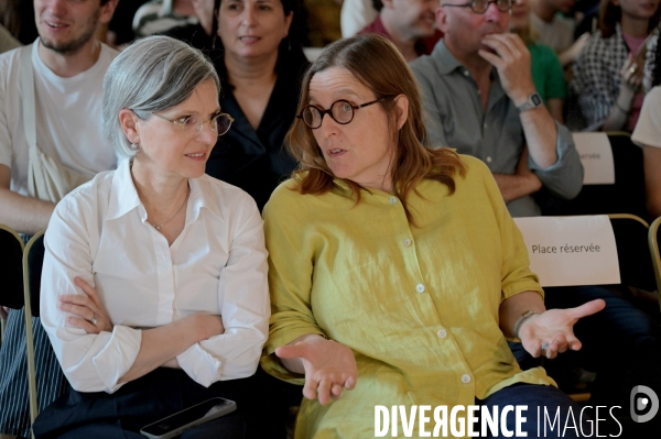 Premier meeting de David Belliard pour les municipales 2026 de paris 