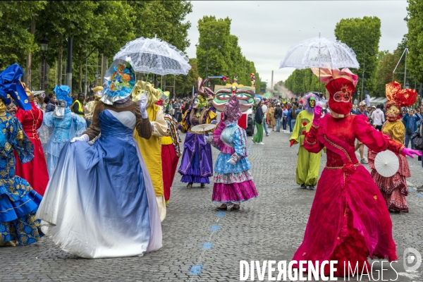 L  Amazonie : Theme du 25e Carnaval Tropical de Paris