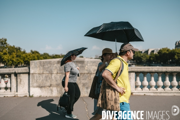 Jour de canicule a Paris