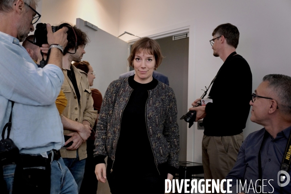 Conference de presse de la France Insoumise